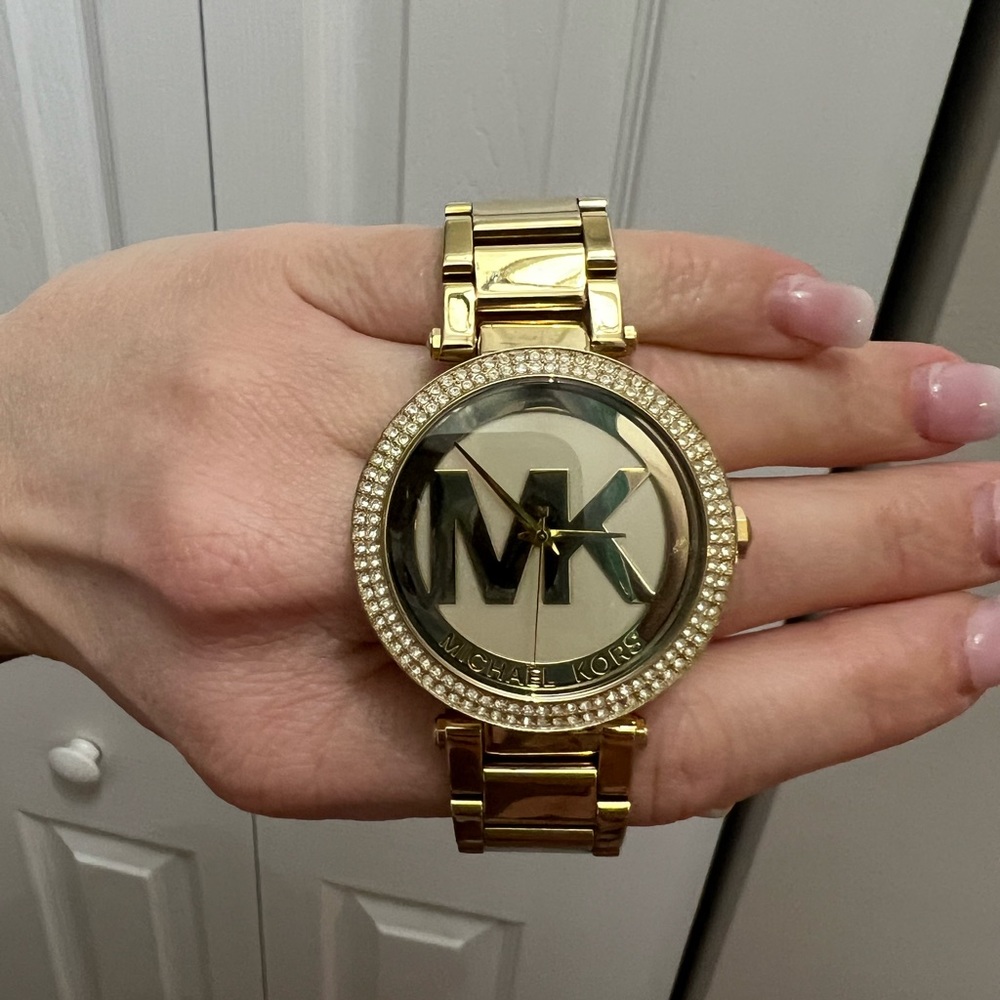 Gold Michael Kors watch